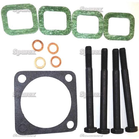Aftermarket S67255 Water Manifold Gasket Set Fits Long Tractor S.67255-SPX
